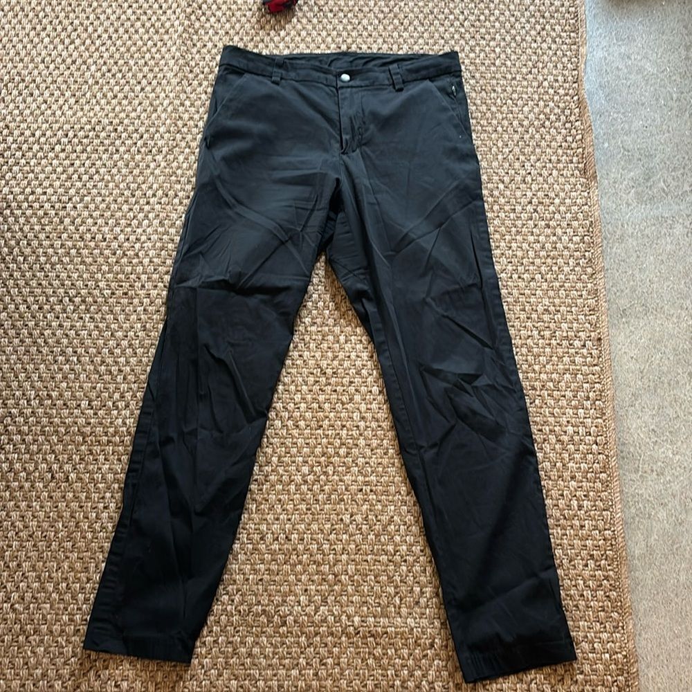 Lululemon black work pants, size 30.